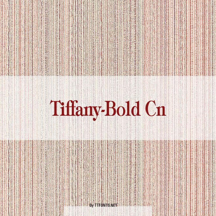 Tiffany-Bold Cn example